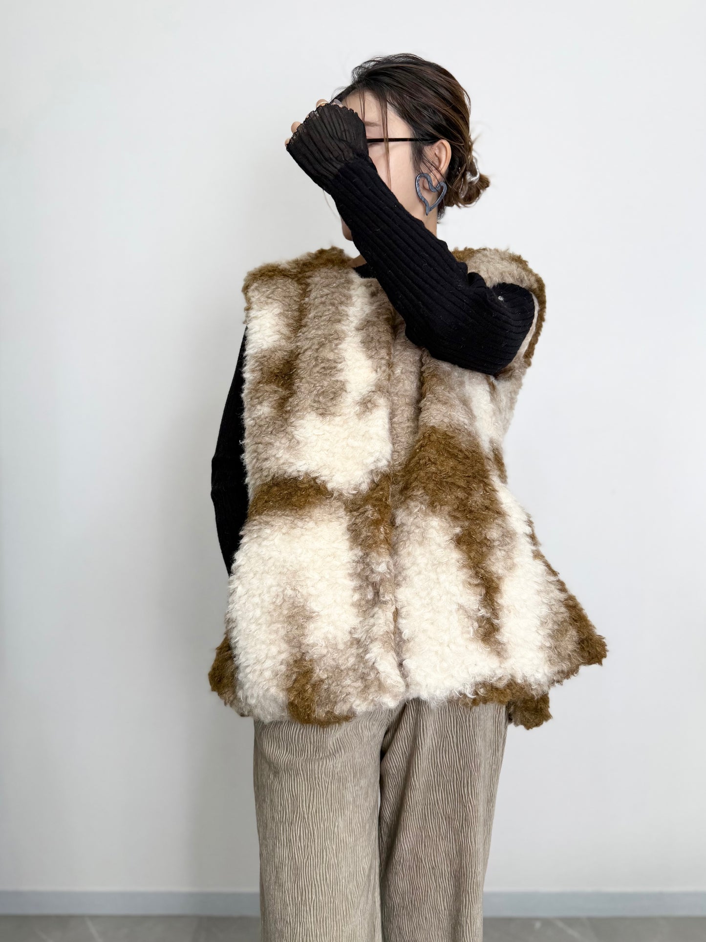 MIRAGE ART FUR VEST