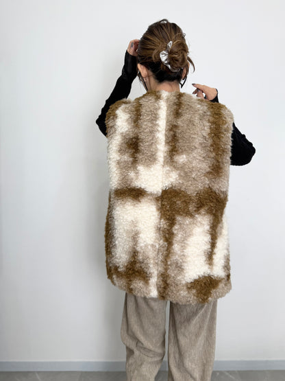 MIRAGE ART FUR VEST