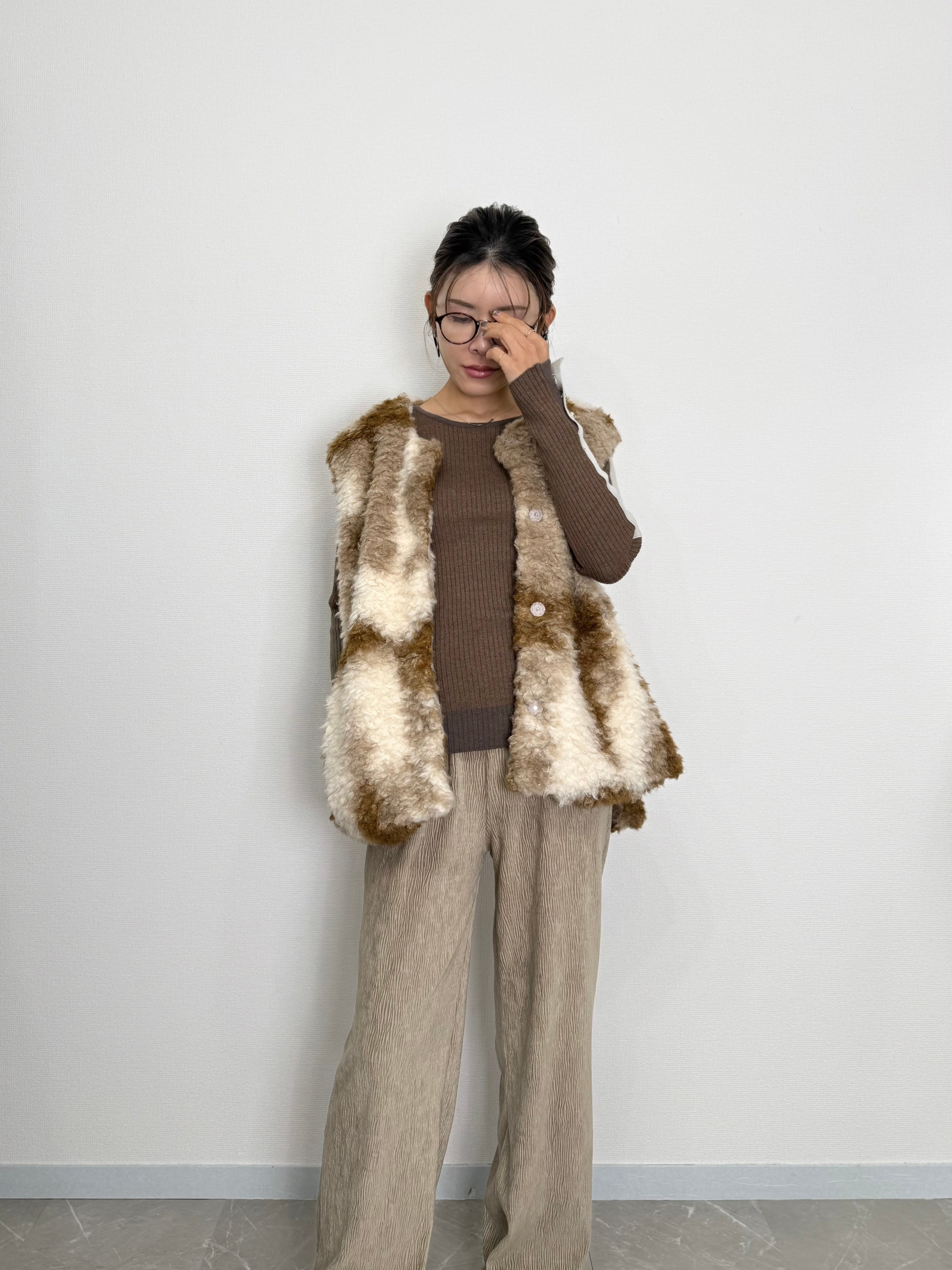 MIRAGE ART FUR VEST