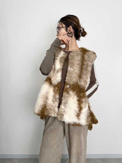 MIRAGE ART FUR VEST