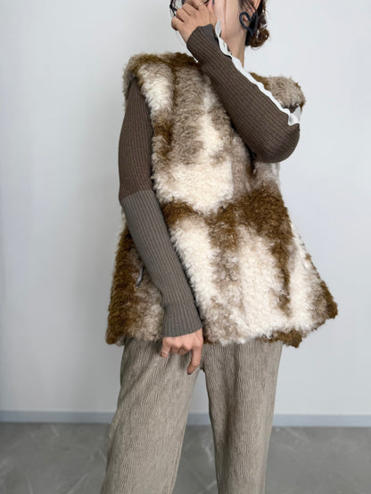 EN LINE ASYMMETRY RIB KNIT