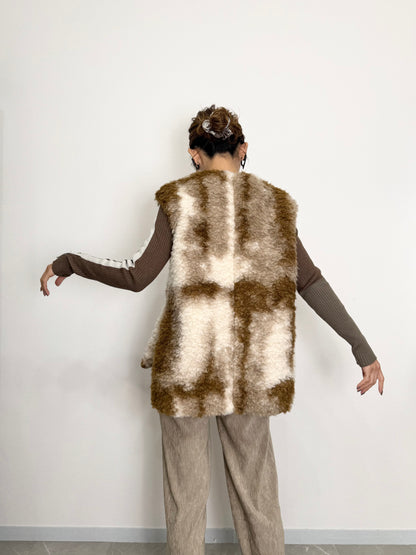 MIRAGE ART FUR VEST
