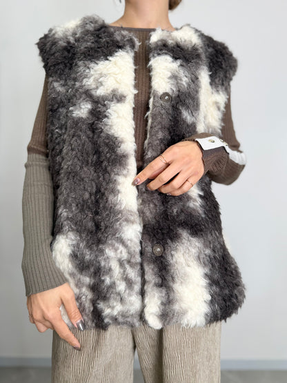MIRAGE ART FUR VEST