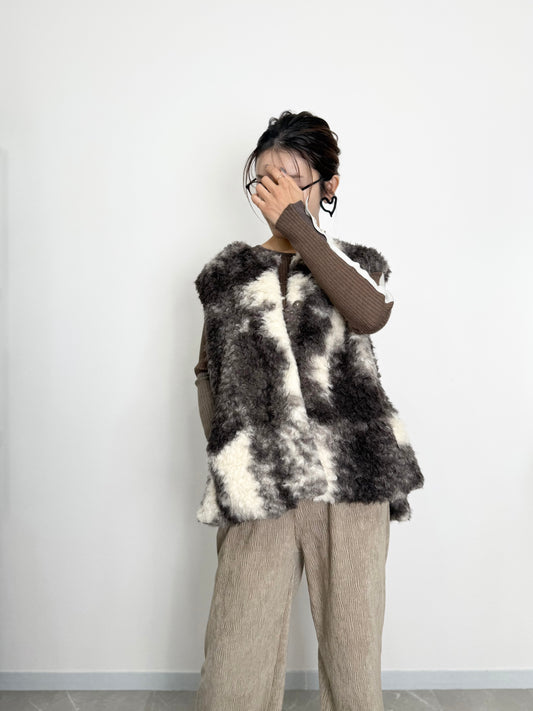 MIRAGE ART FUR VEST