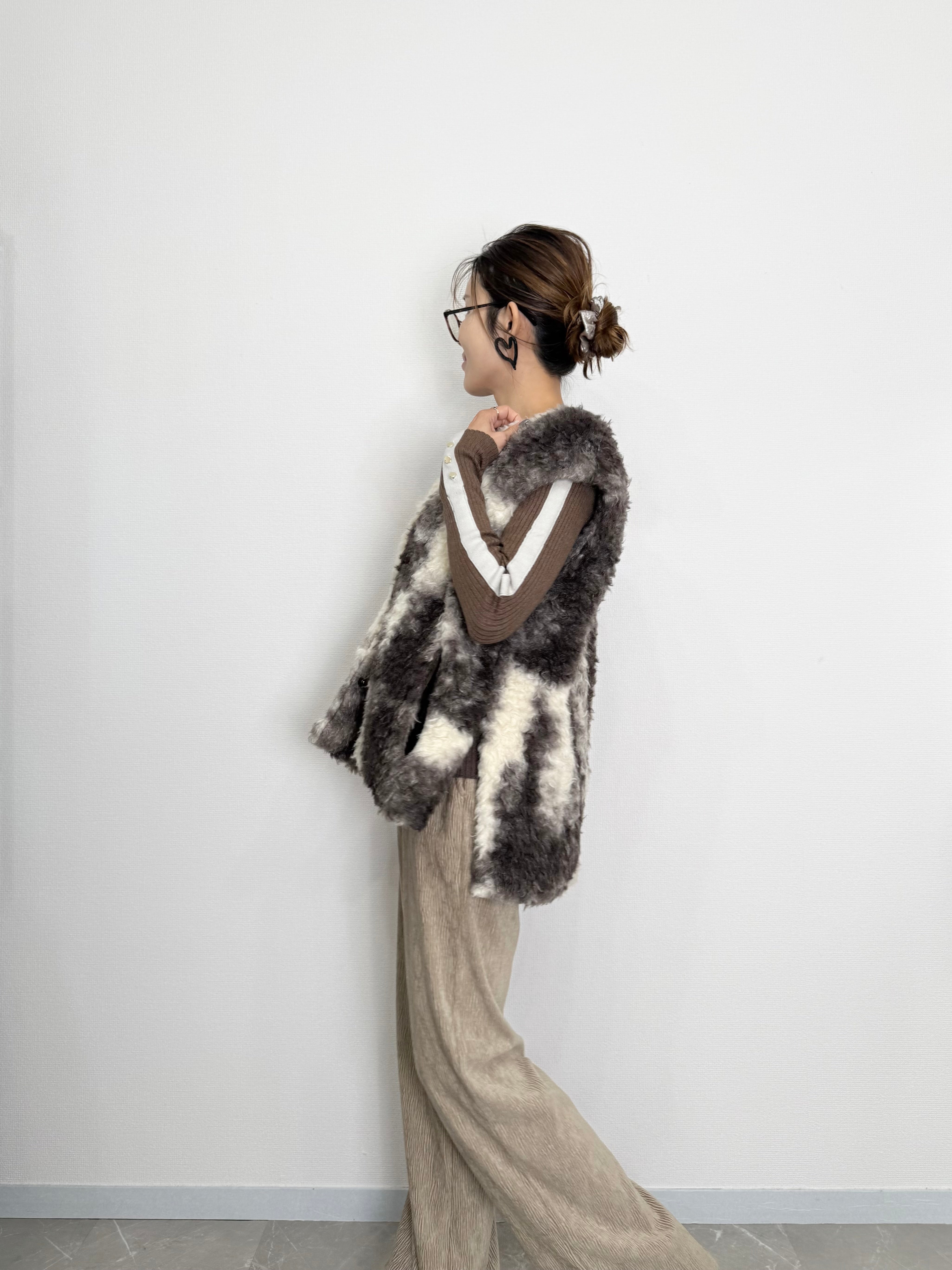 MIRAGE ART FUR VEST