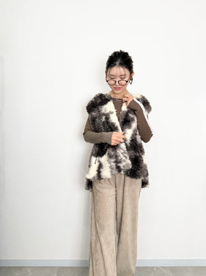MIRAGE ART FUR VEST