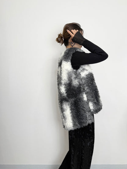 MIRAGE ART FUR VEST