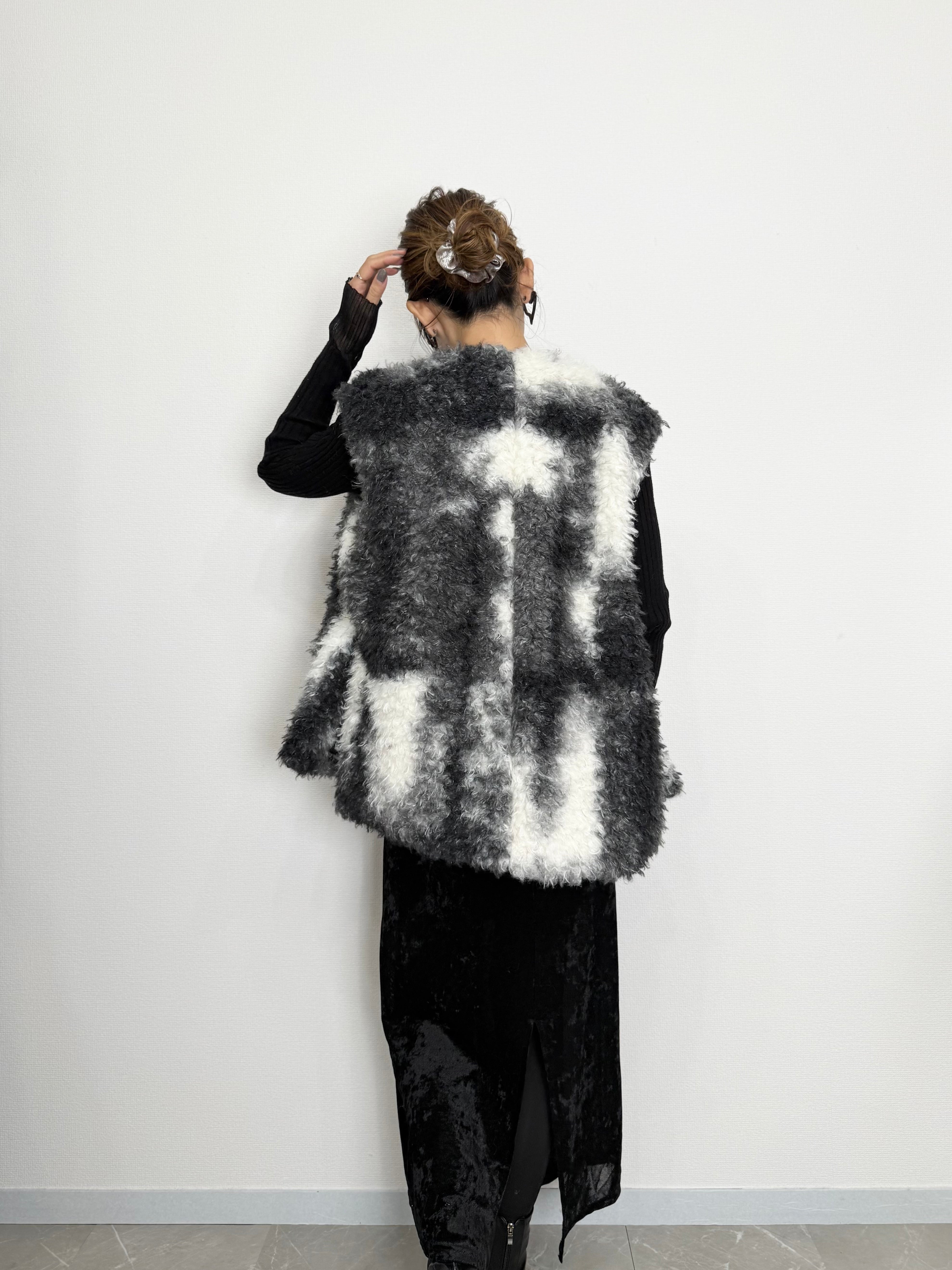 MIRAGE ART FUR VEST
