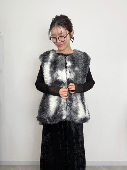 MIRAGE ART FUR VEST