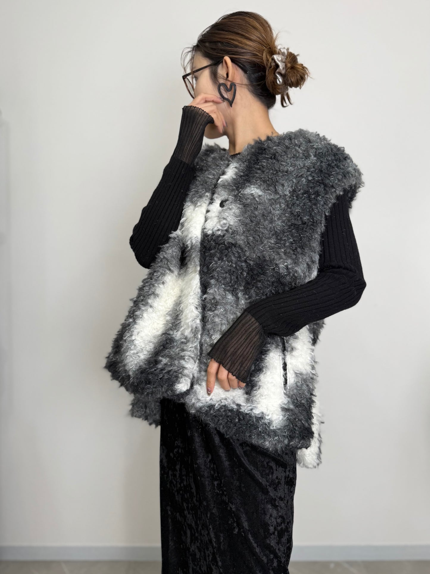 MIRAGE ART FUR VEST