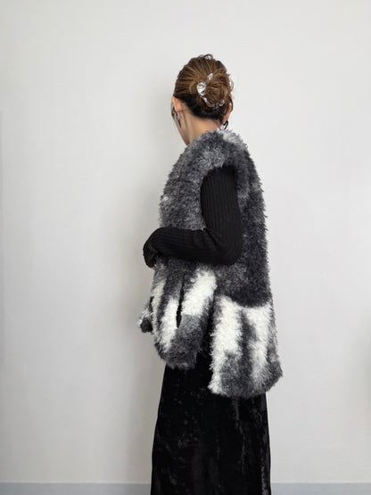 MIRAGE ART FUR VEST