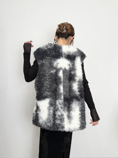 MIRAGE ART FUR VEST