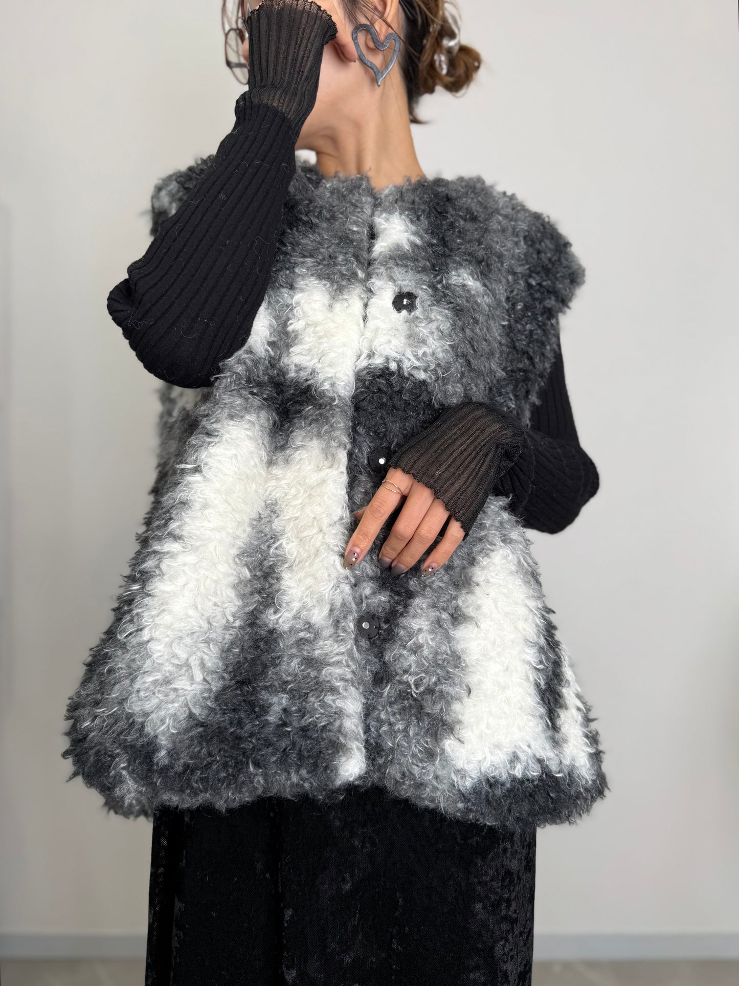 MIRAGE ART FUR VEST