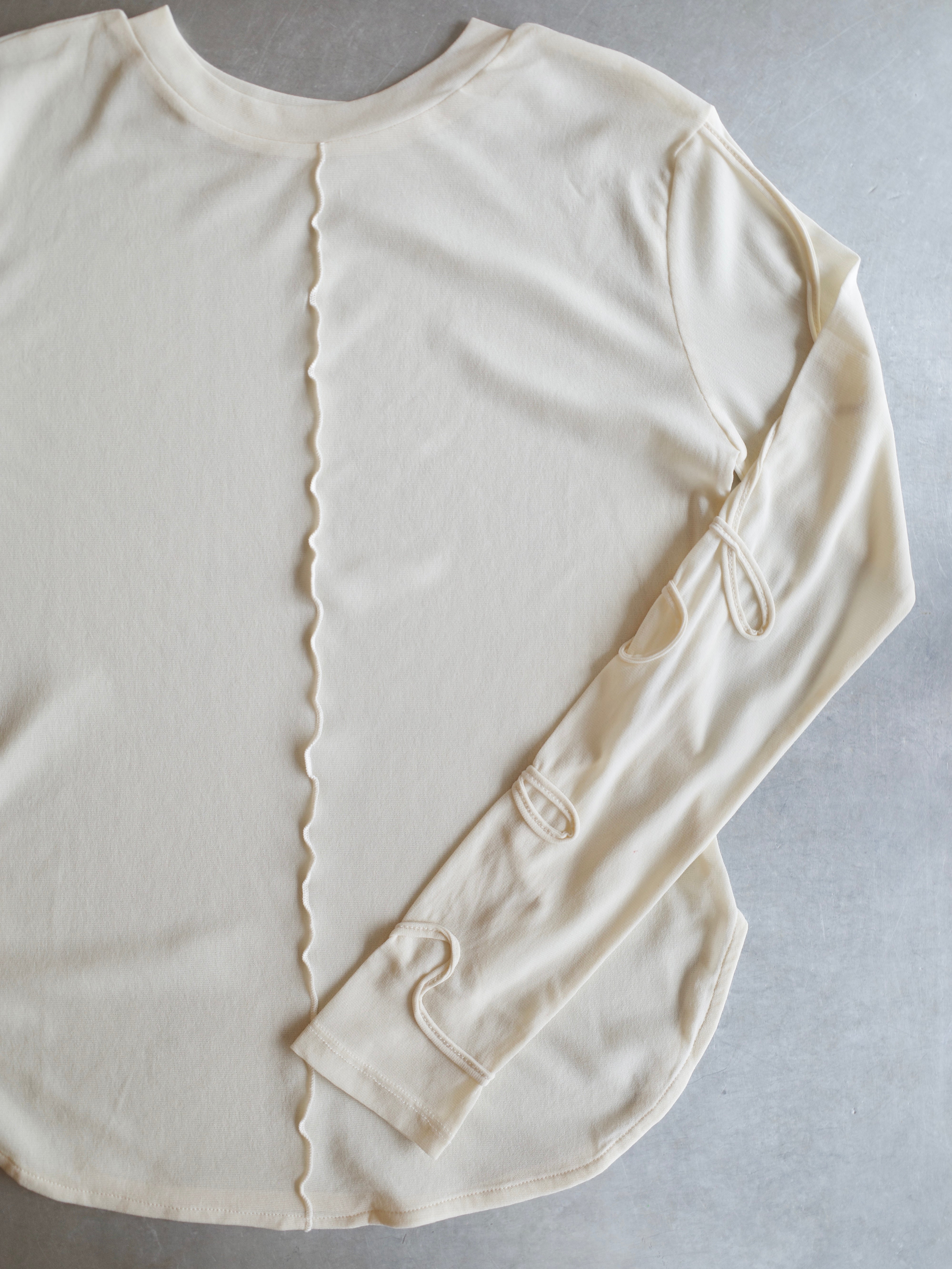 2WAY SHEER STITCH TOPS