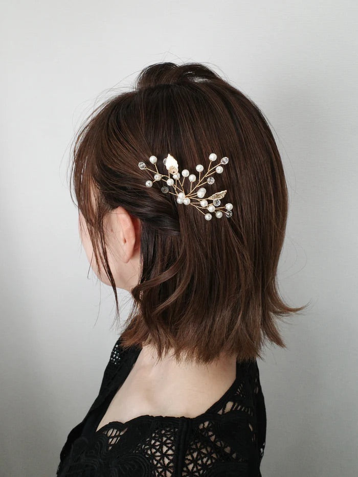 NEWI CEREMONY HAIR SET - Leaf