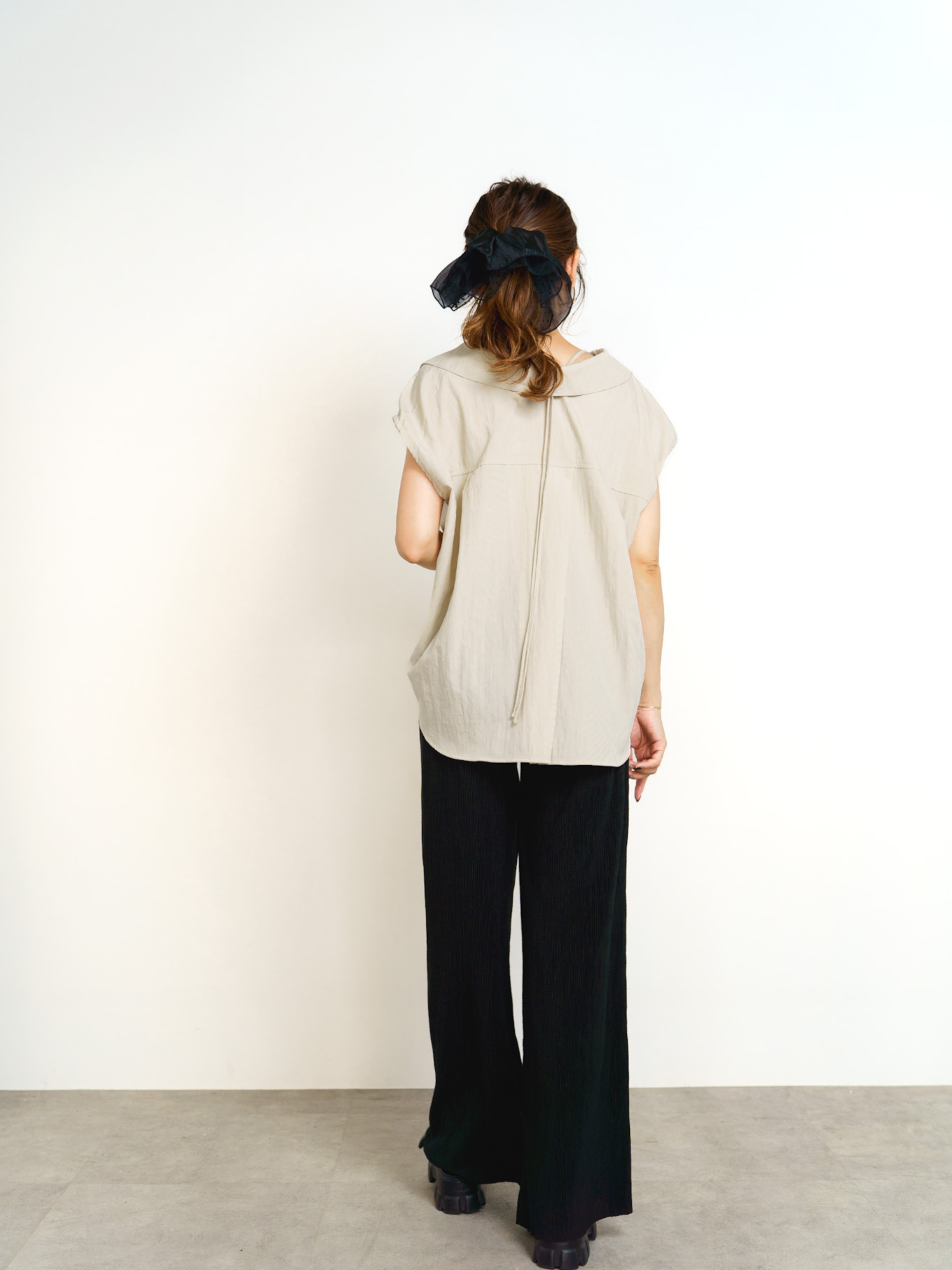 DRAWSTRING BLOUSE