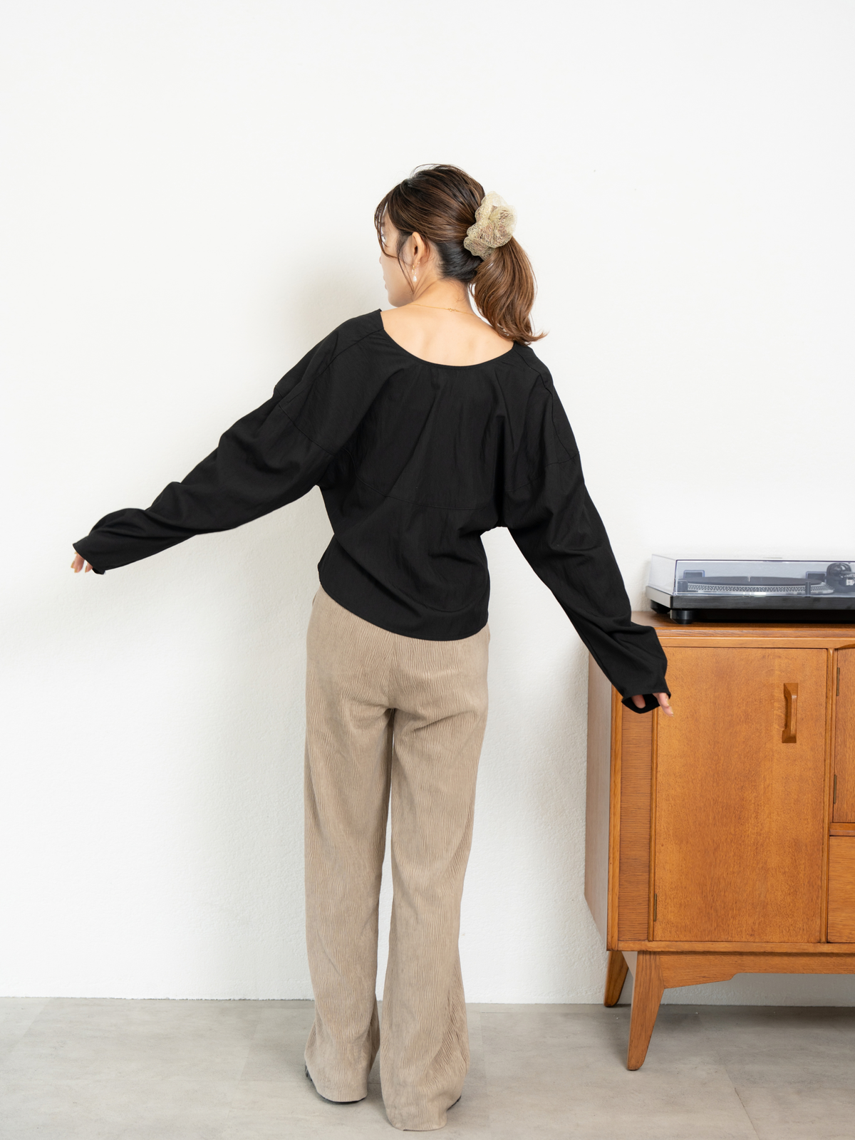 2WAY RIBBON BLOUSE【9/25(金)〜 販売】