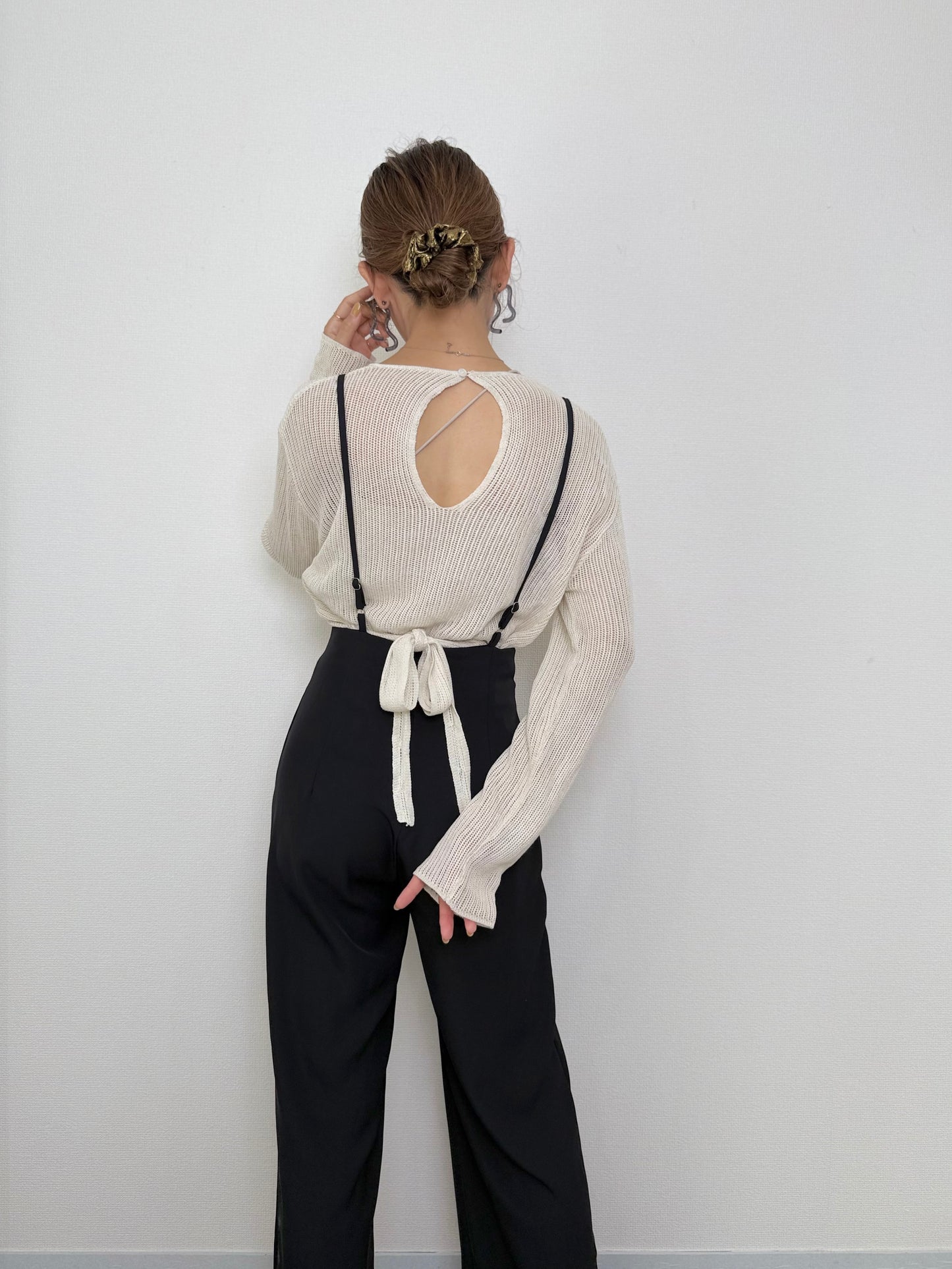 ハイウエストサロペット