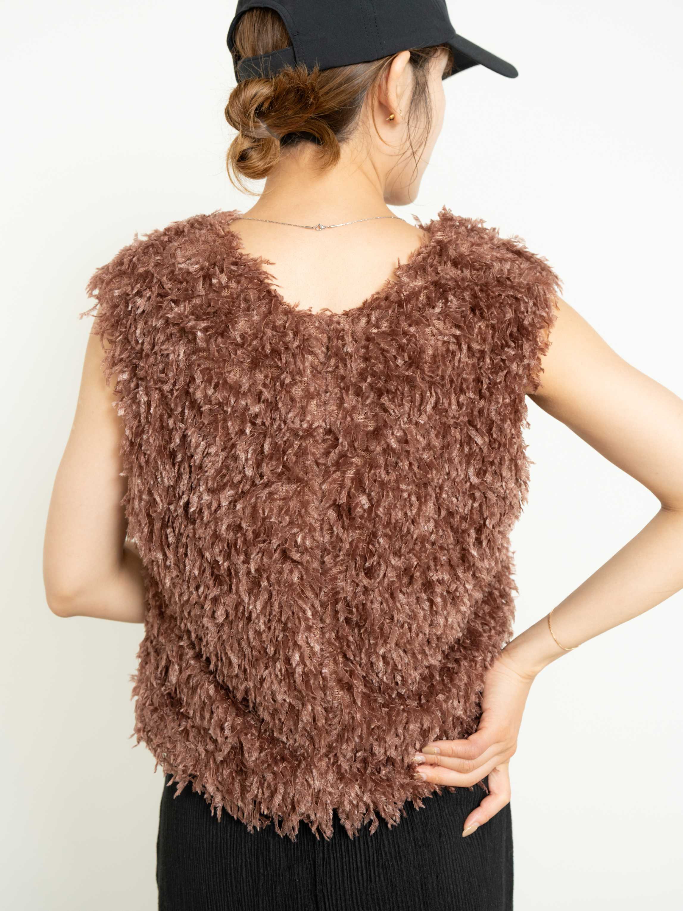 2WAY FRINGE VEST