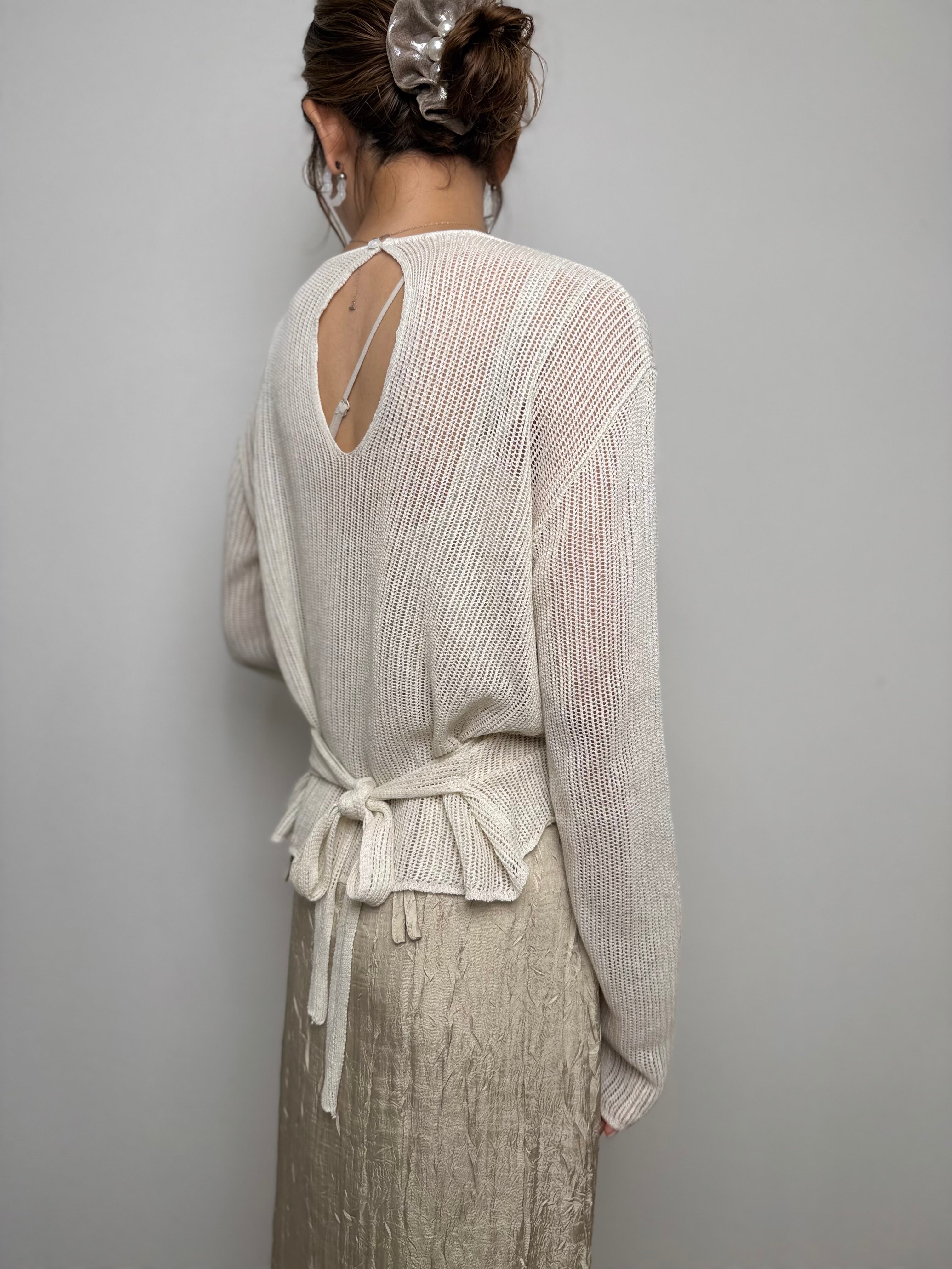 3WAY LAYERED SHEER KNIT