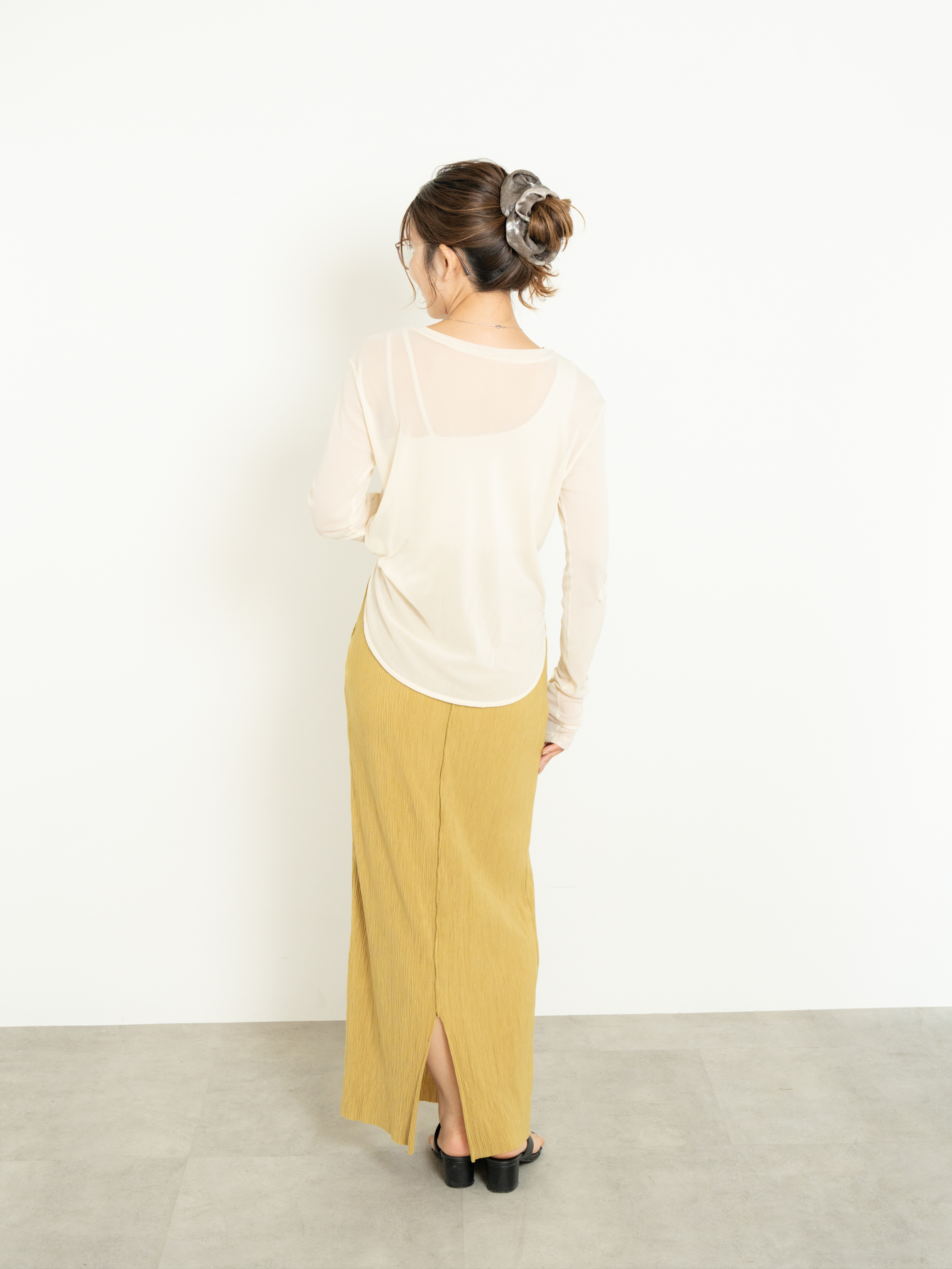 2WAY SHEER STITCH TOPS