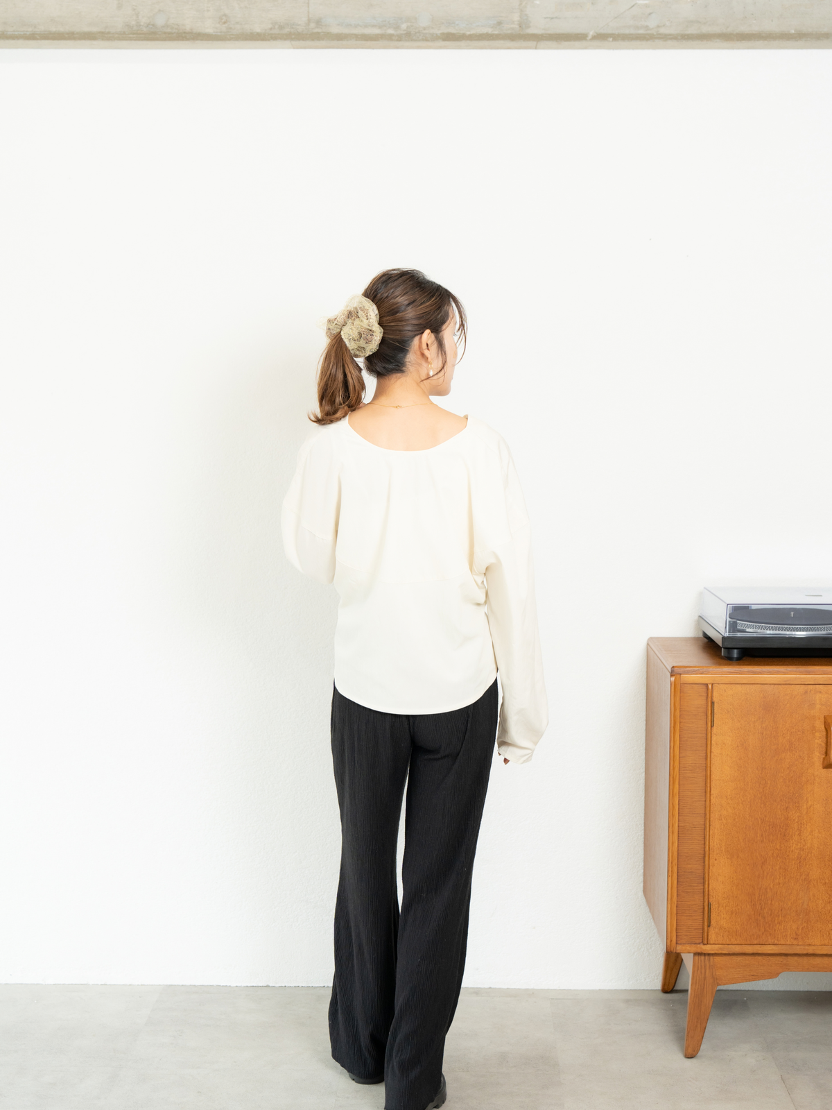 2WAY RIBBON BLOUSE【9/25(金)〜 販売】