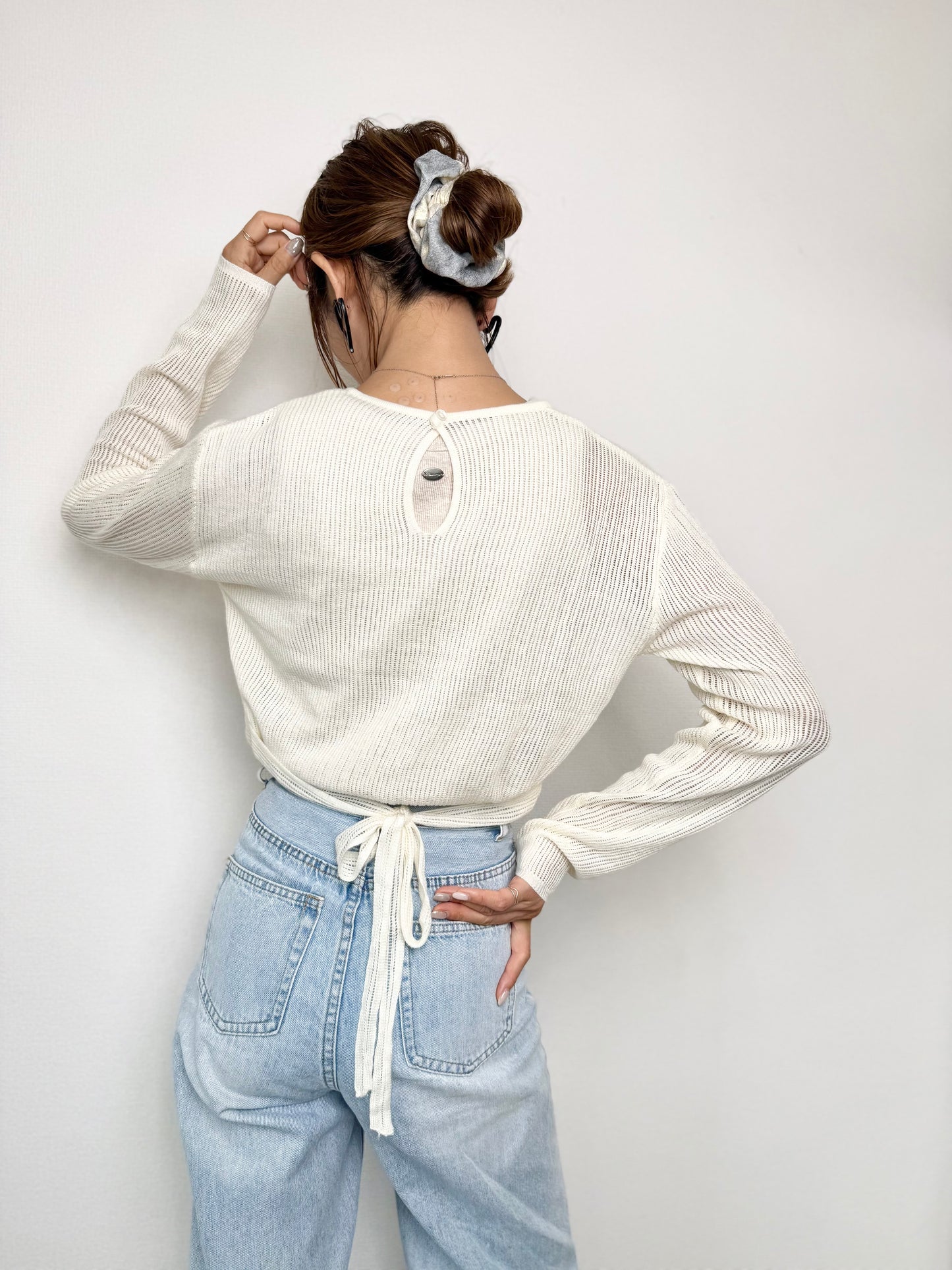《NEW》バックリボンリブニット 【10/3 20:00〜販売START】