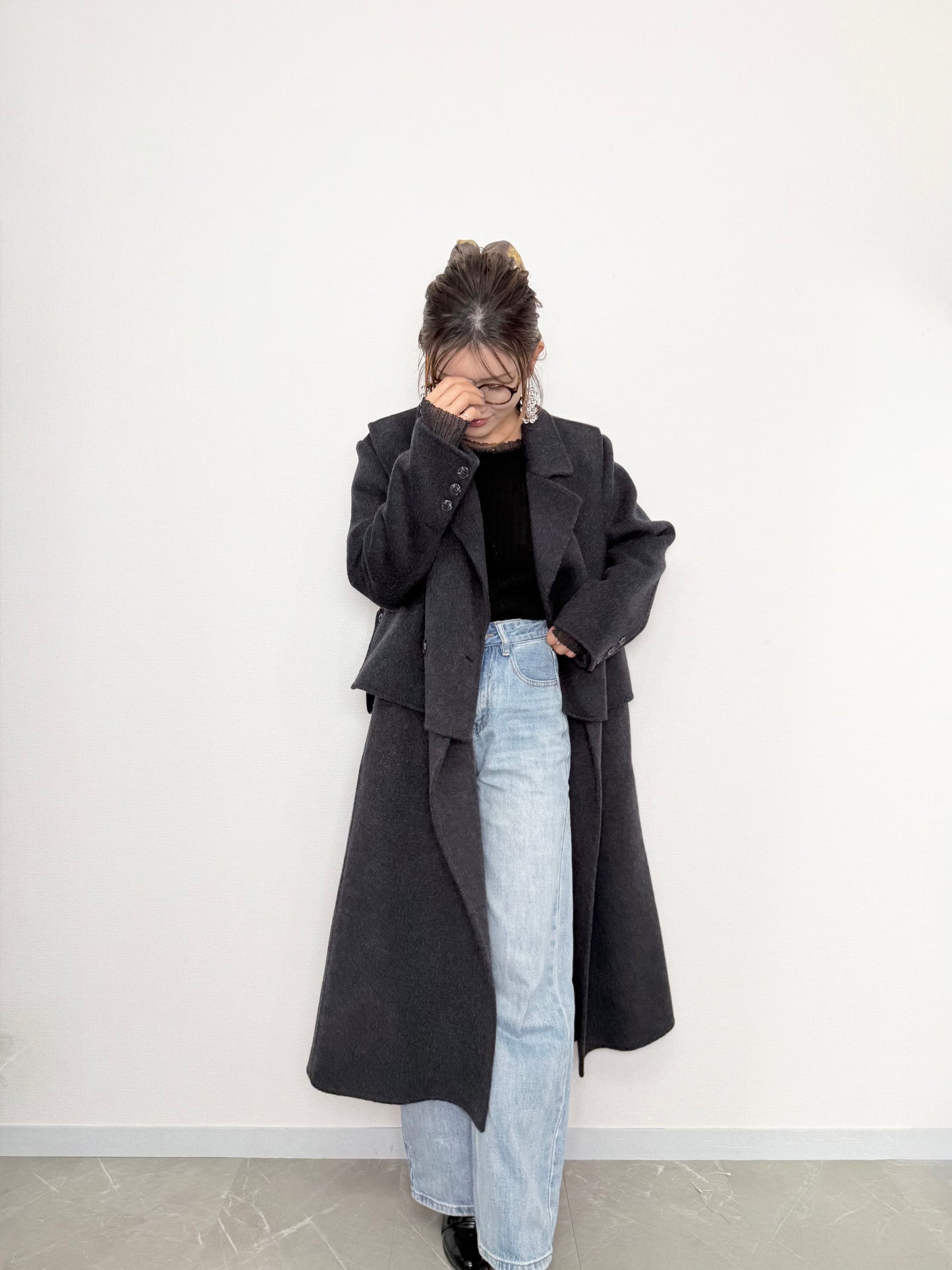 VEST DOCKING WOOL COAT