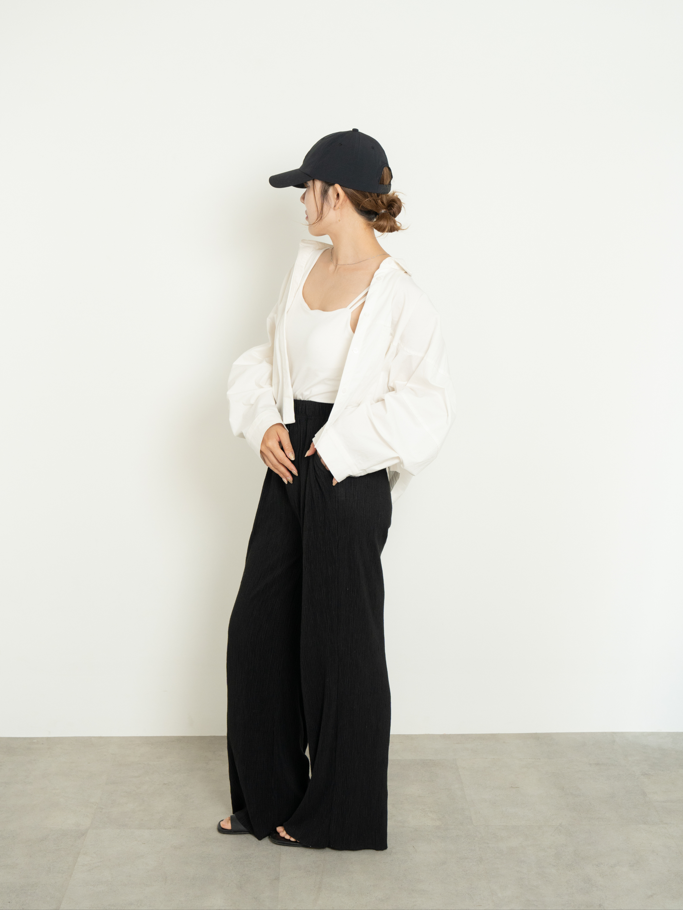 VOLUME SLEEVE SHORT SHIRT
