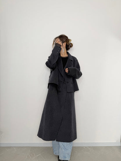 VEST DOCKING WOOL COAT