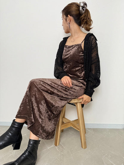 SHEER VELOUR ONE PIECE
