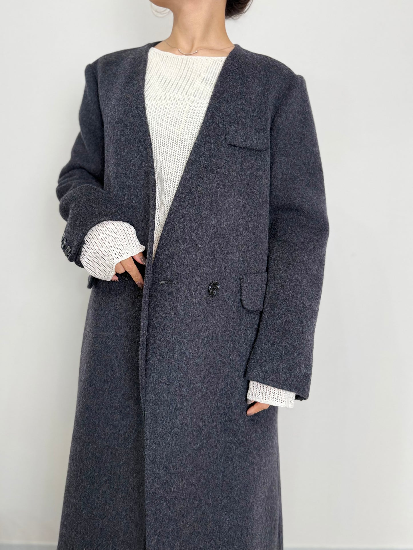 VEST DOCKING WOOL COAT