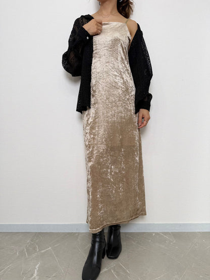 SHEER VELOUR ONE PIECE