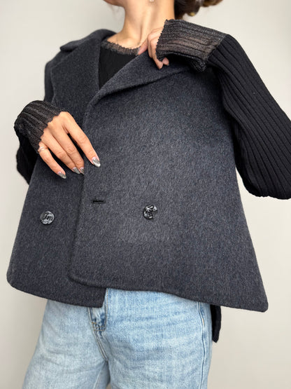 VEST DOCKING WOOL COAT