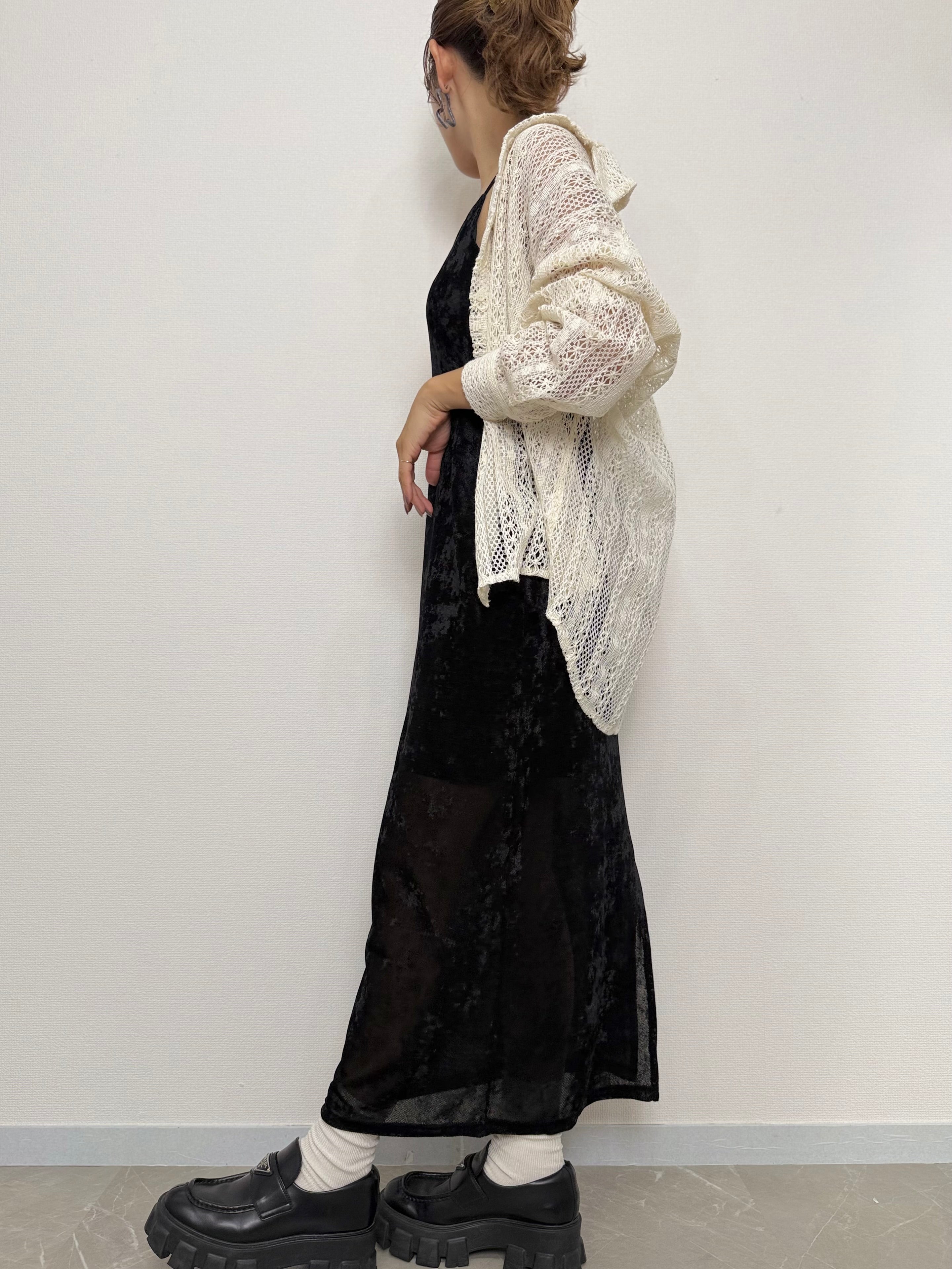 SHEER VELOUR ONE PIECE