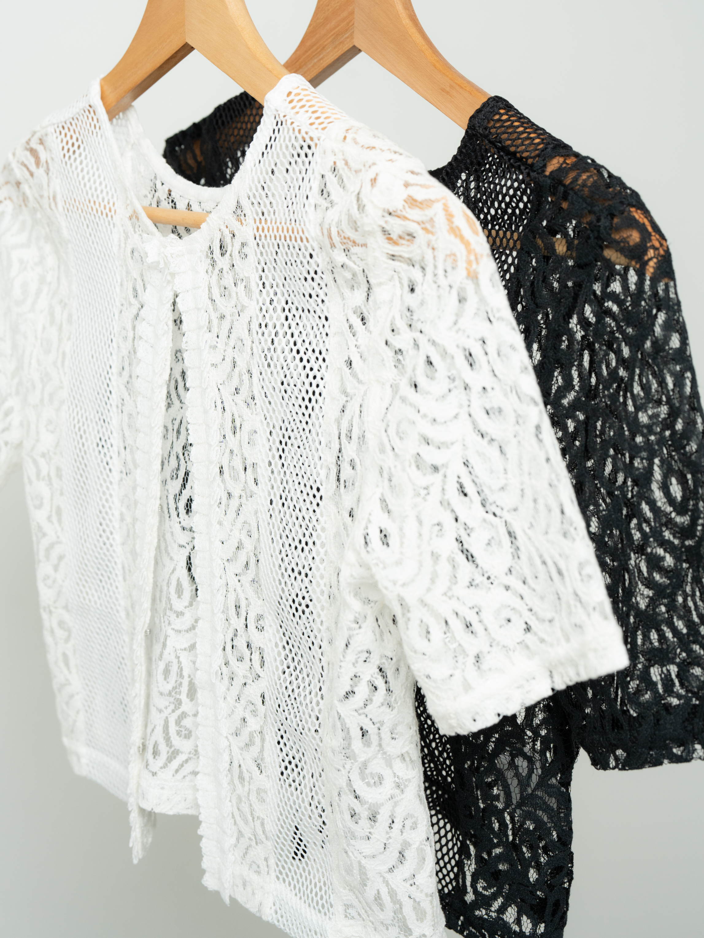 2WAY CLASSICAL LACE MESH TOP