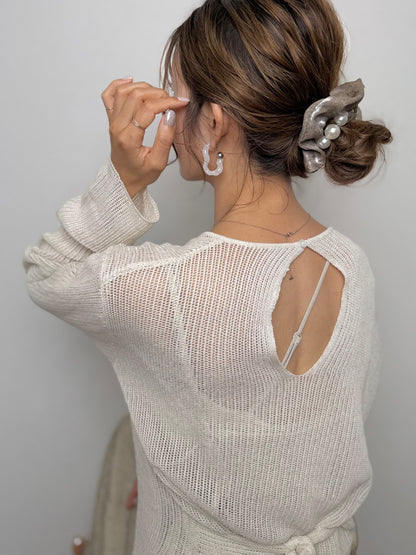 【先行販売】５連パールシュシュ