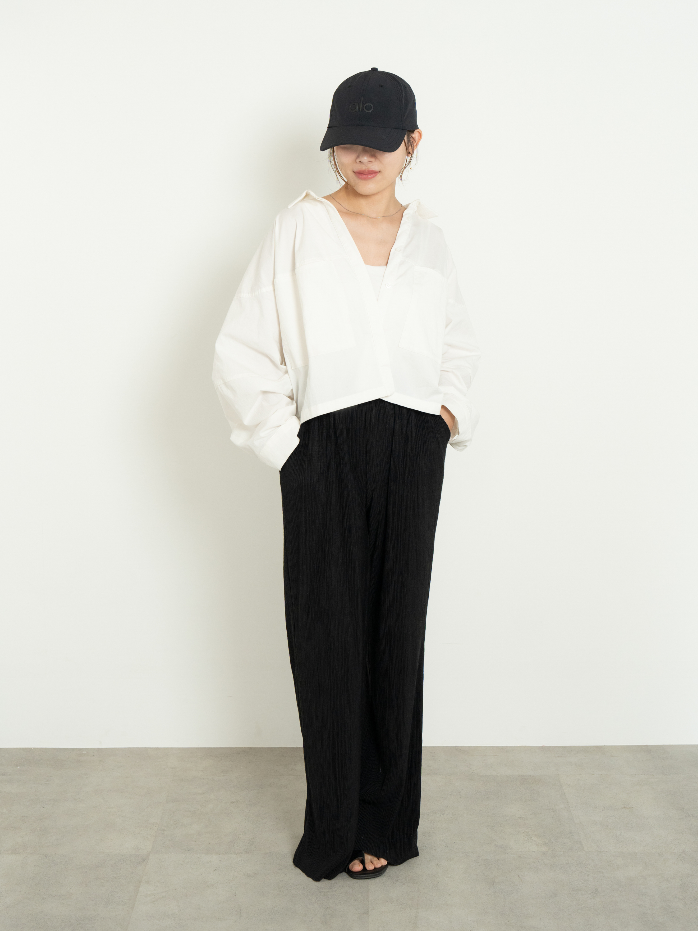 VOLUME SLEEVE SHORT SHIRT