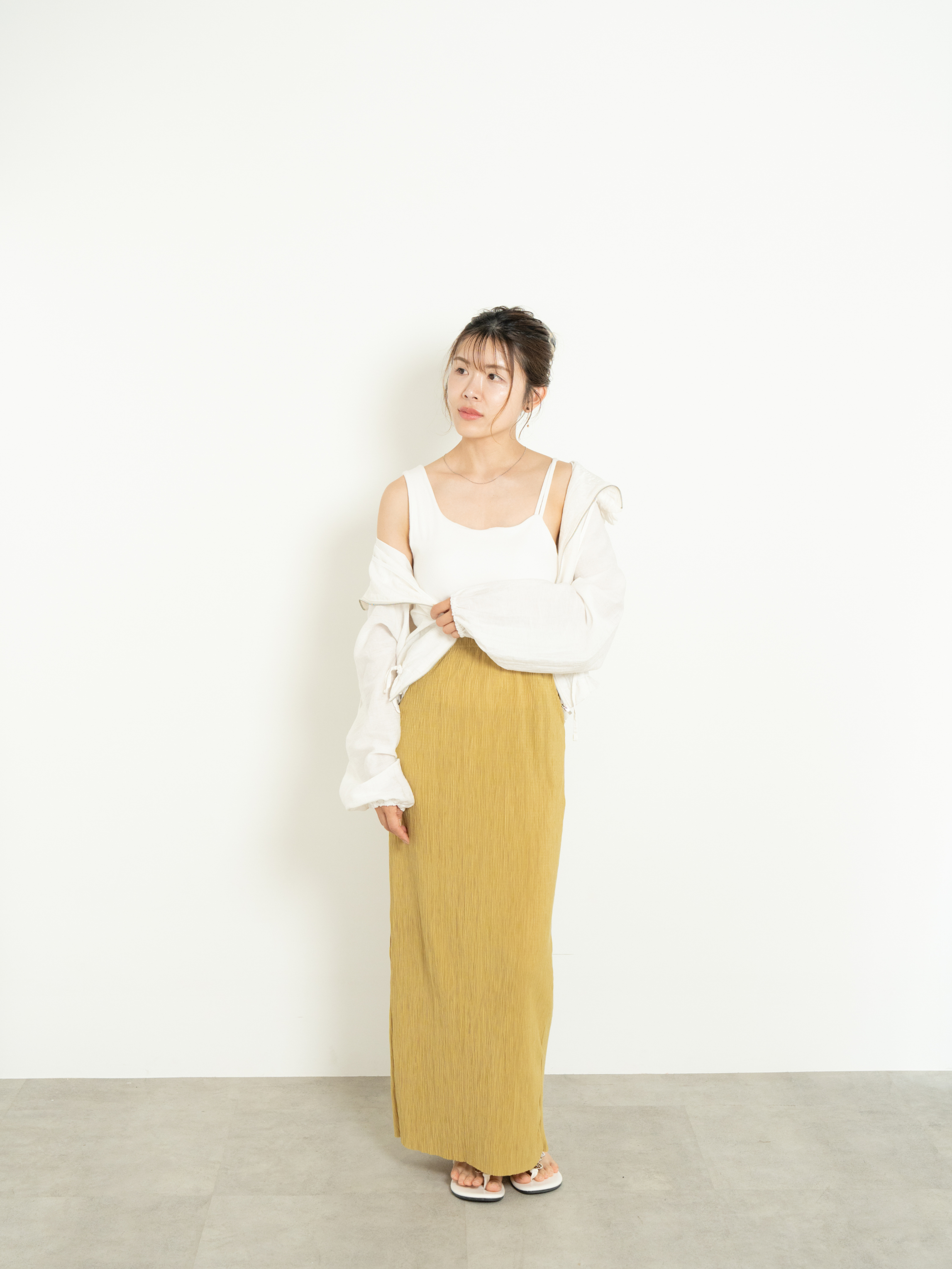 LIGHT LINEN ZIP JACKET