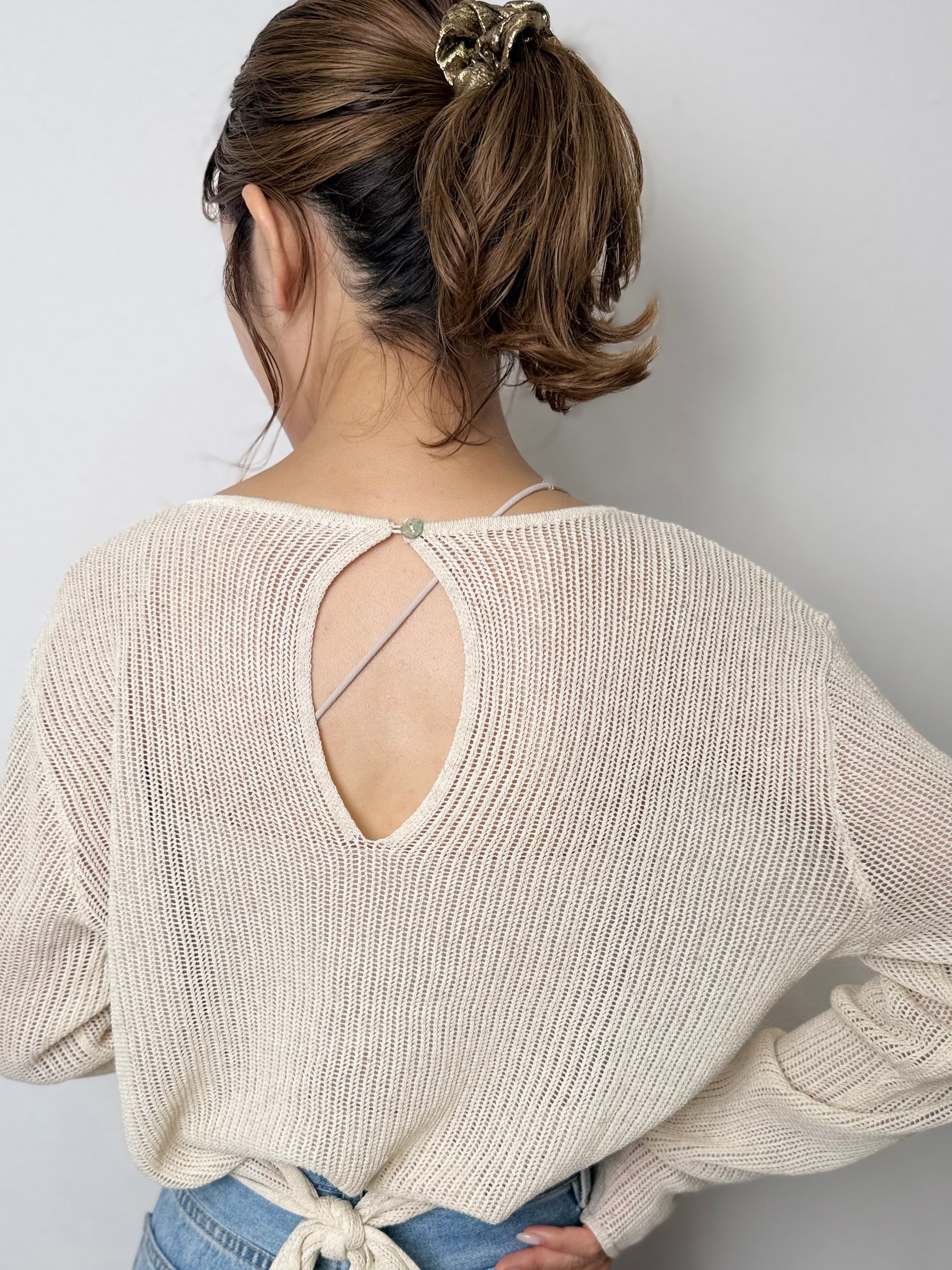 3WAY LAYERED SHEER KNIT