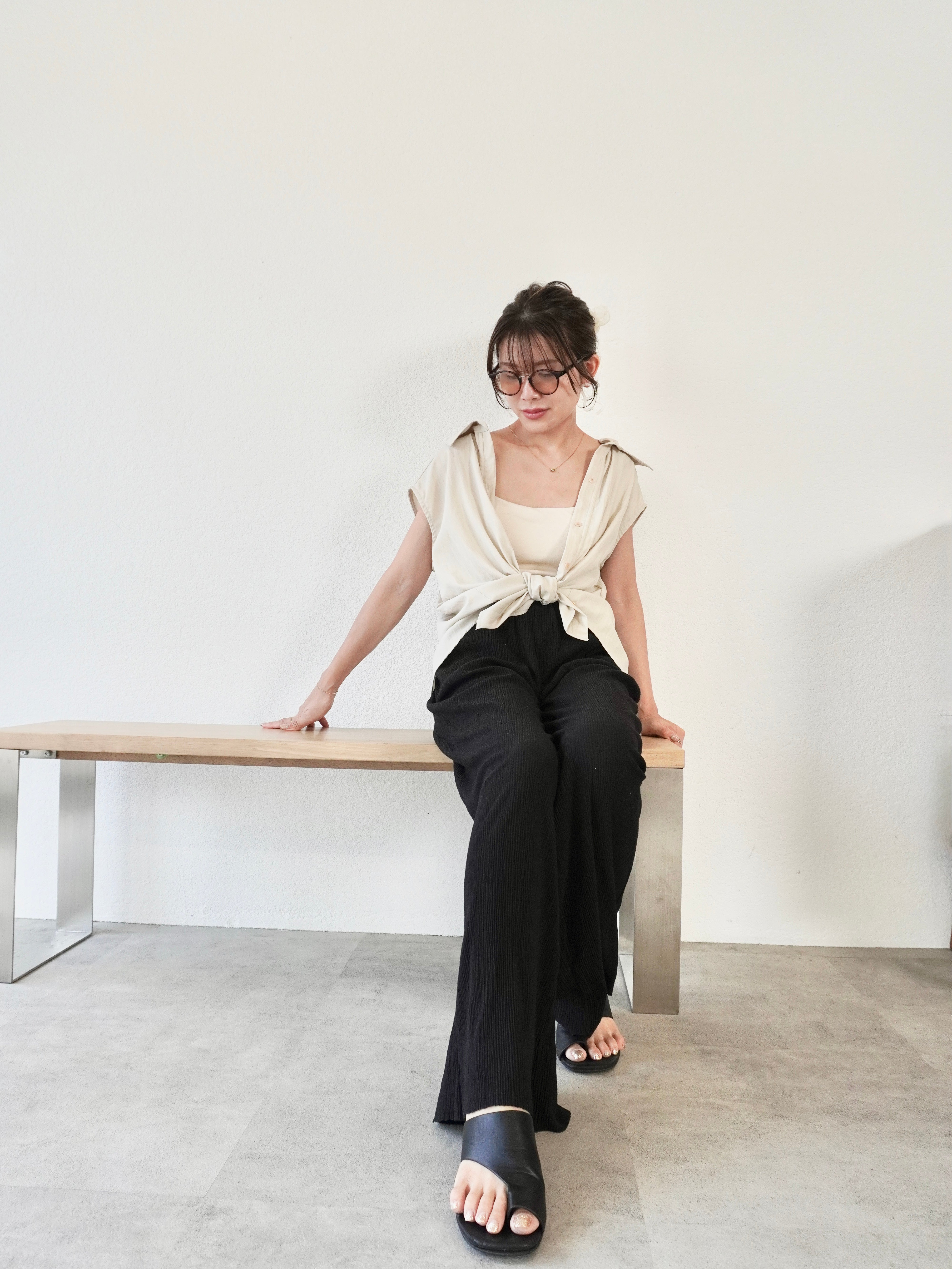 DRAWSTRING BLOUSE