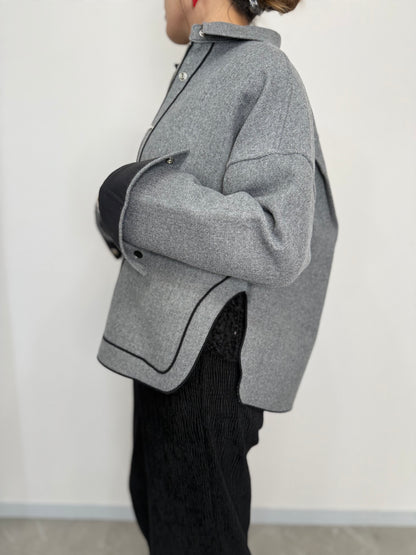 PREMIUM WOOL COMBI LINE JACKET