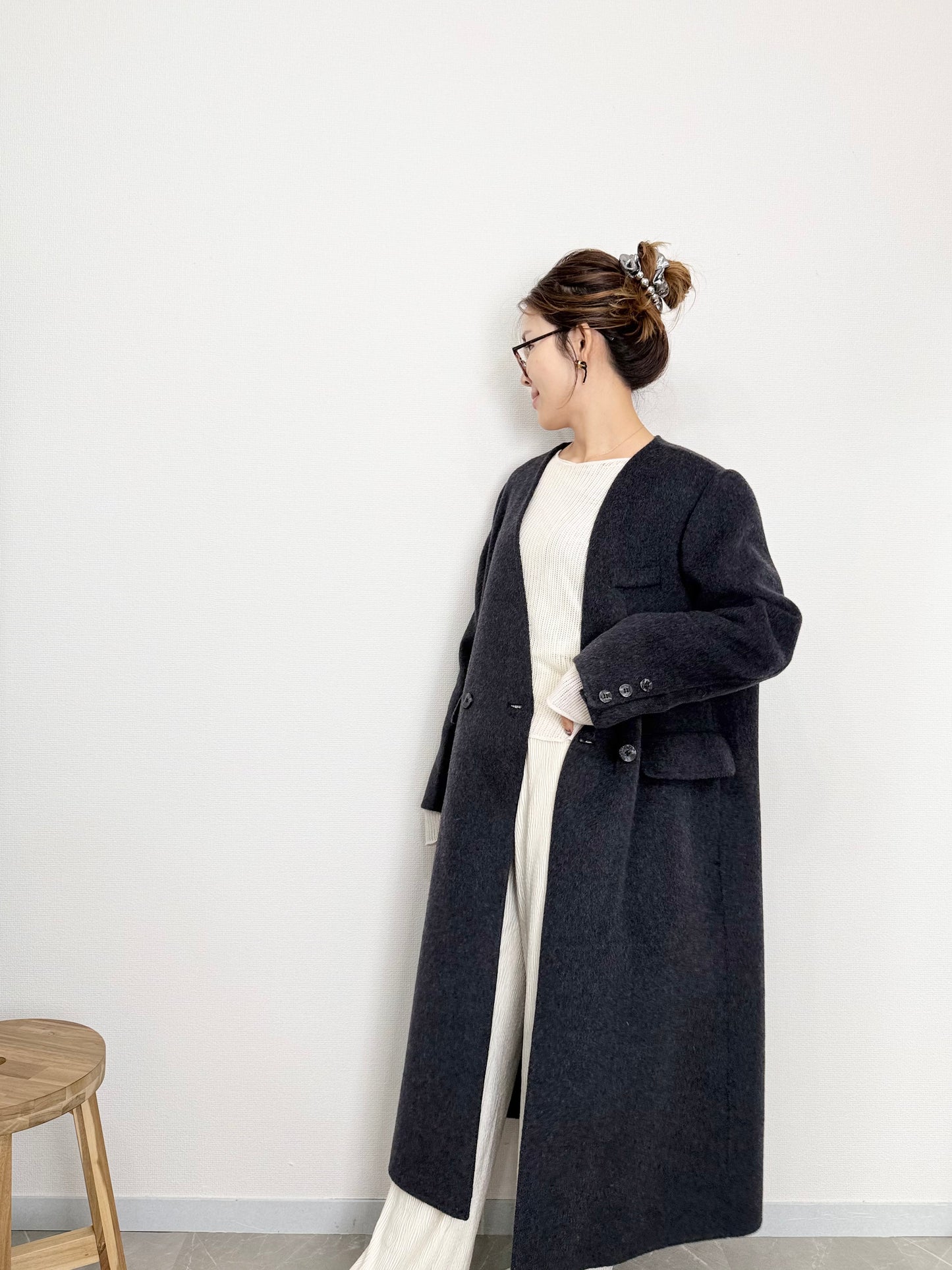 VEST DOCKING WOOL COAT