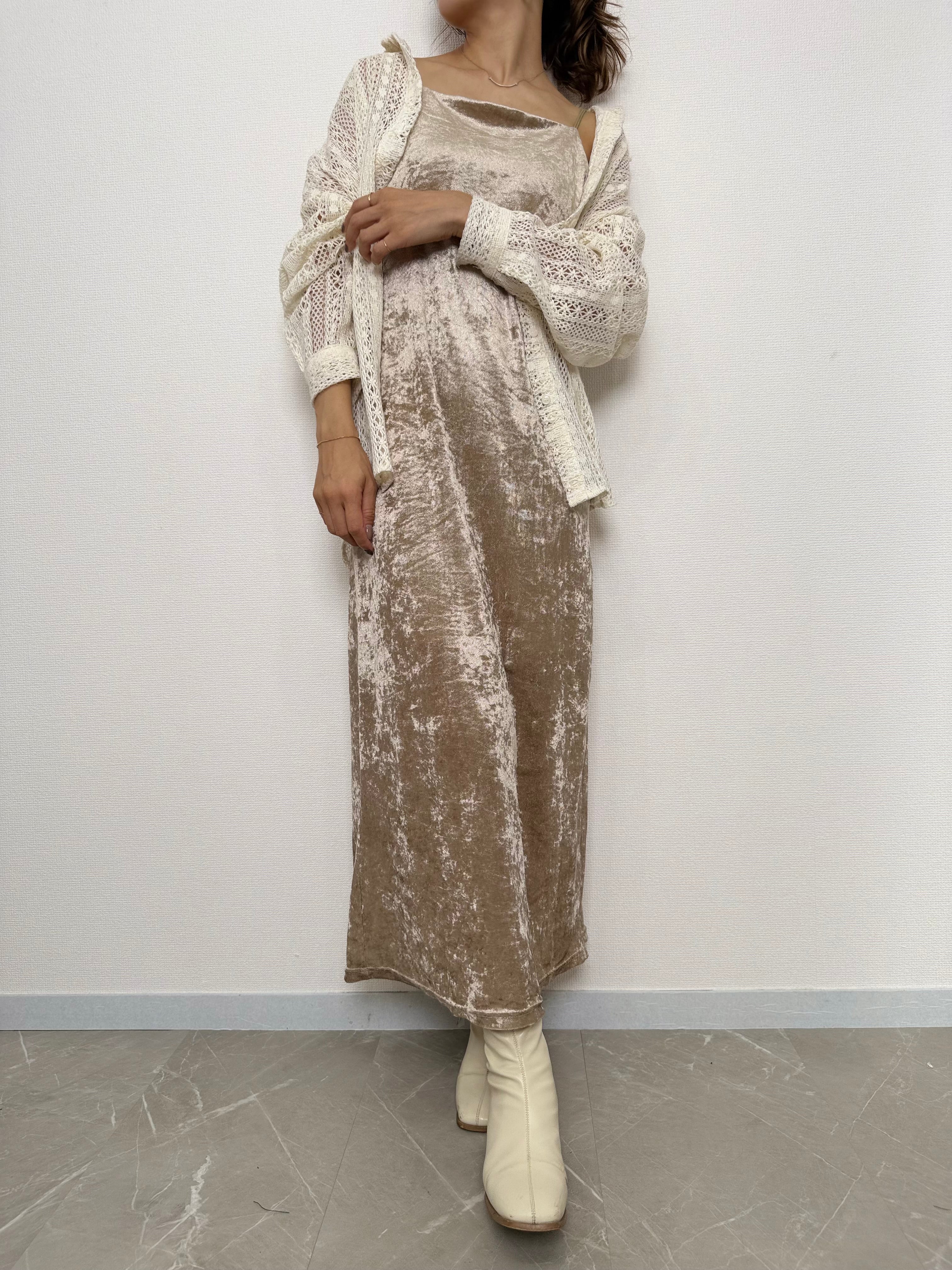 SHEER VELOUR ONE PIECE