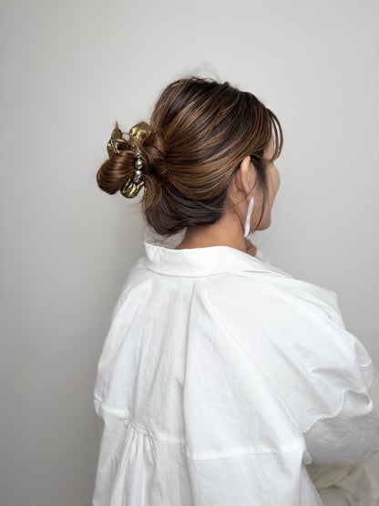 【先行販売】５連パールシュシュ