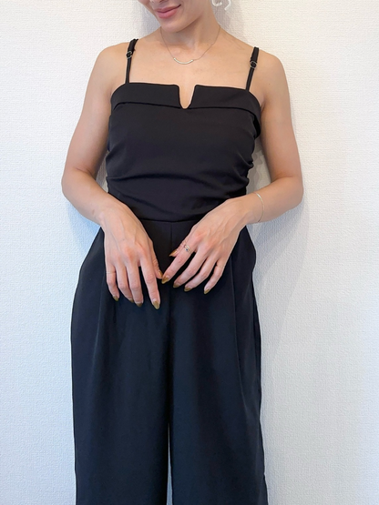 【即納】layered cami salopette