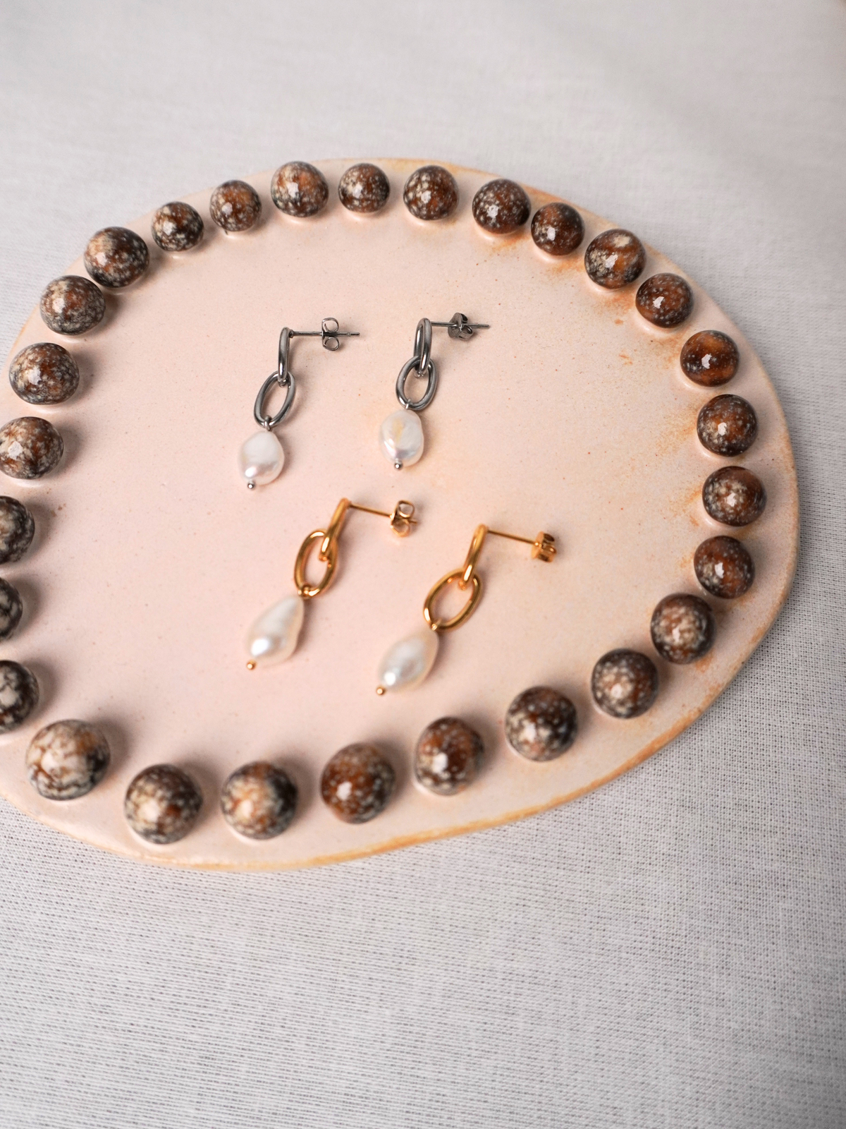 CHAIN PEARL PIERCE【9/18(金)〜 販売】