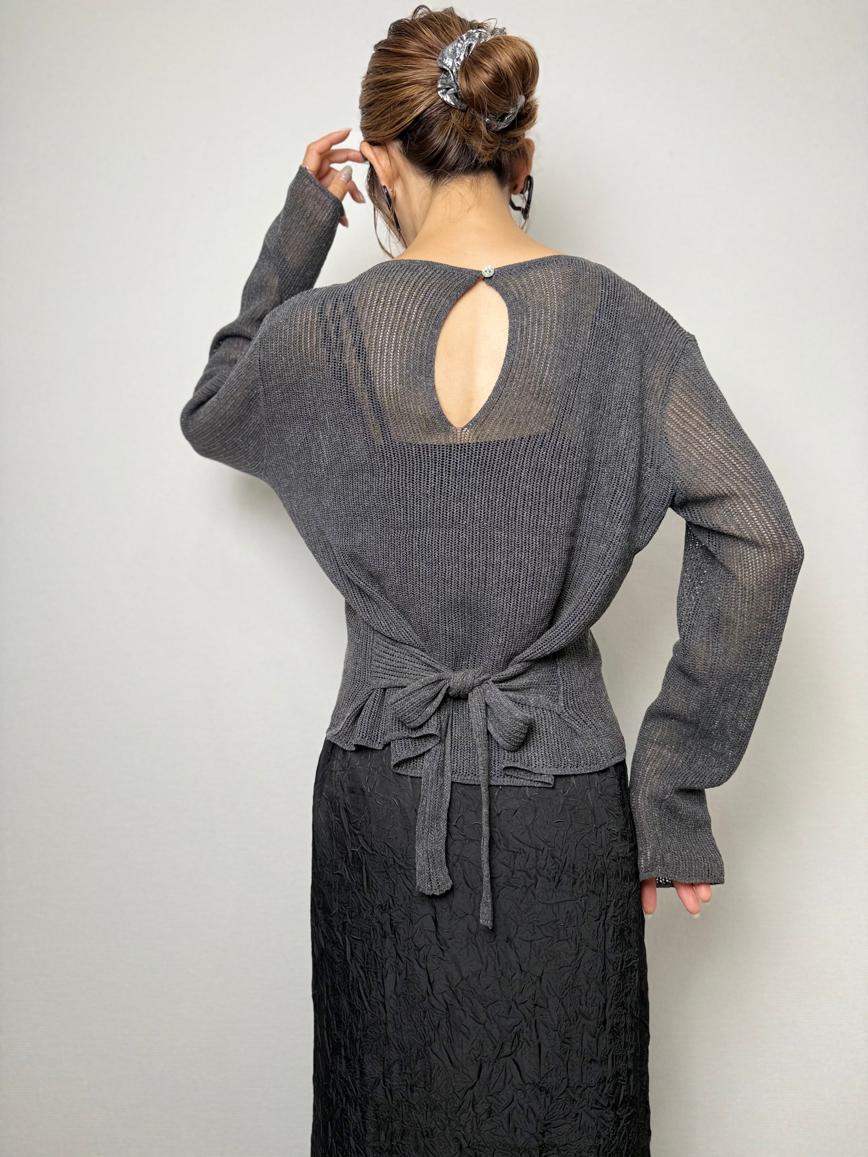 3WAY LAYERED SHEER KNIT