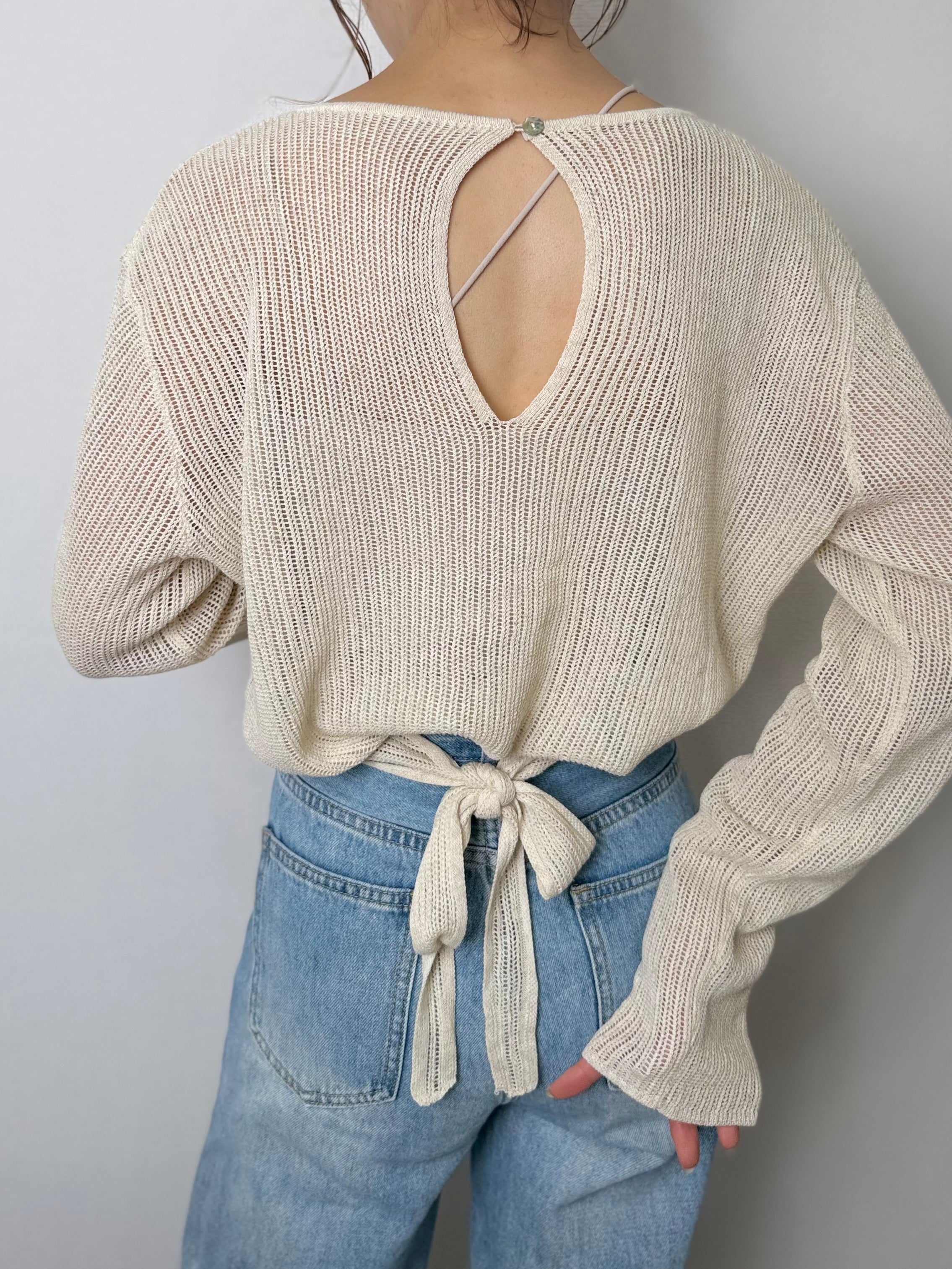 3WAY LAYERED SHEER KNIT