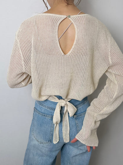 3WAYレイヤードシアーニット